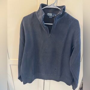 Ralph Lauren Polo Black 1/4 zip pullover